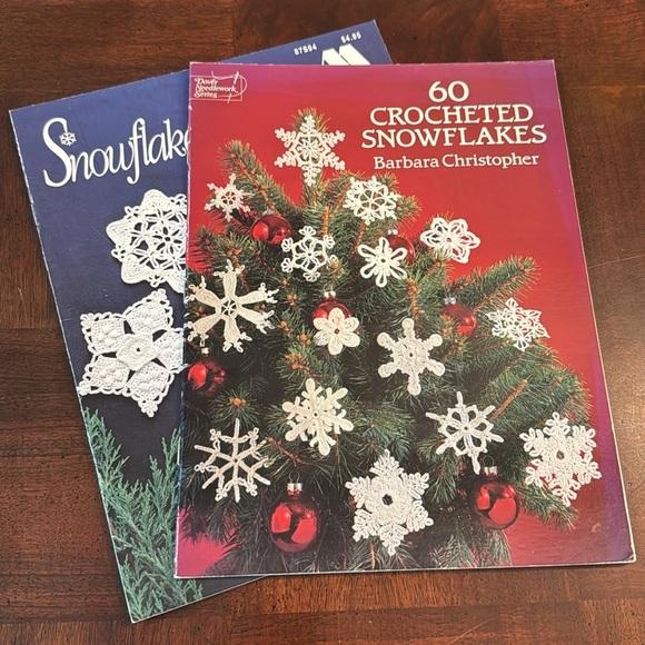 Dover Needlework Series Chrocketed Snowflakes Pattern Books Annie's Attic - Picture 1 of 7